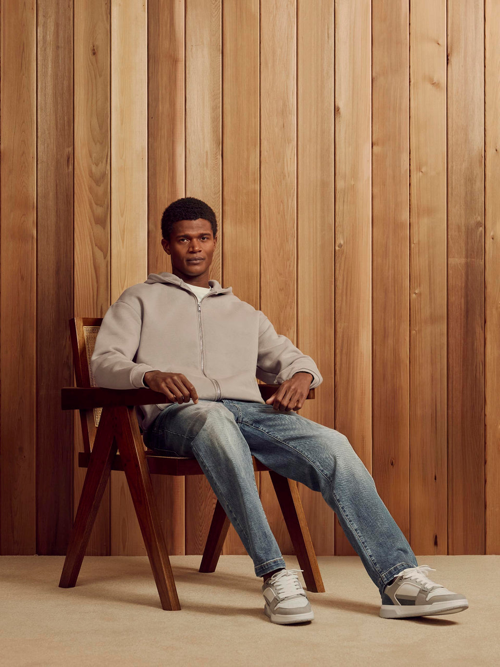 Sand Wash Relaxed Fit Denim Jeans