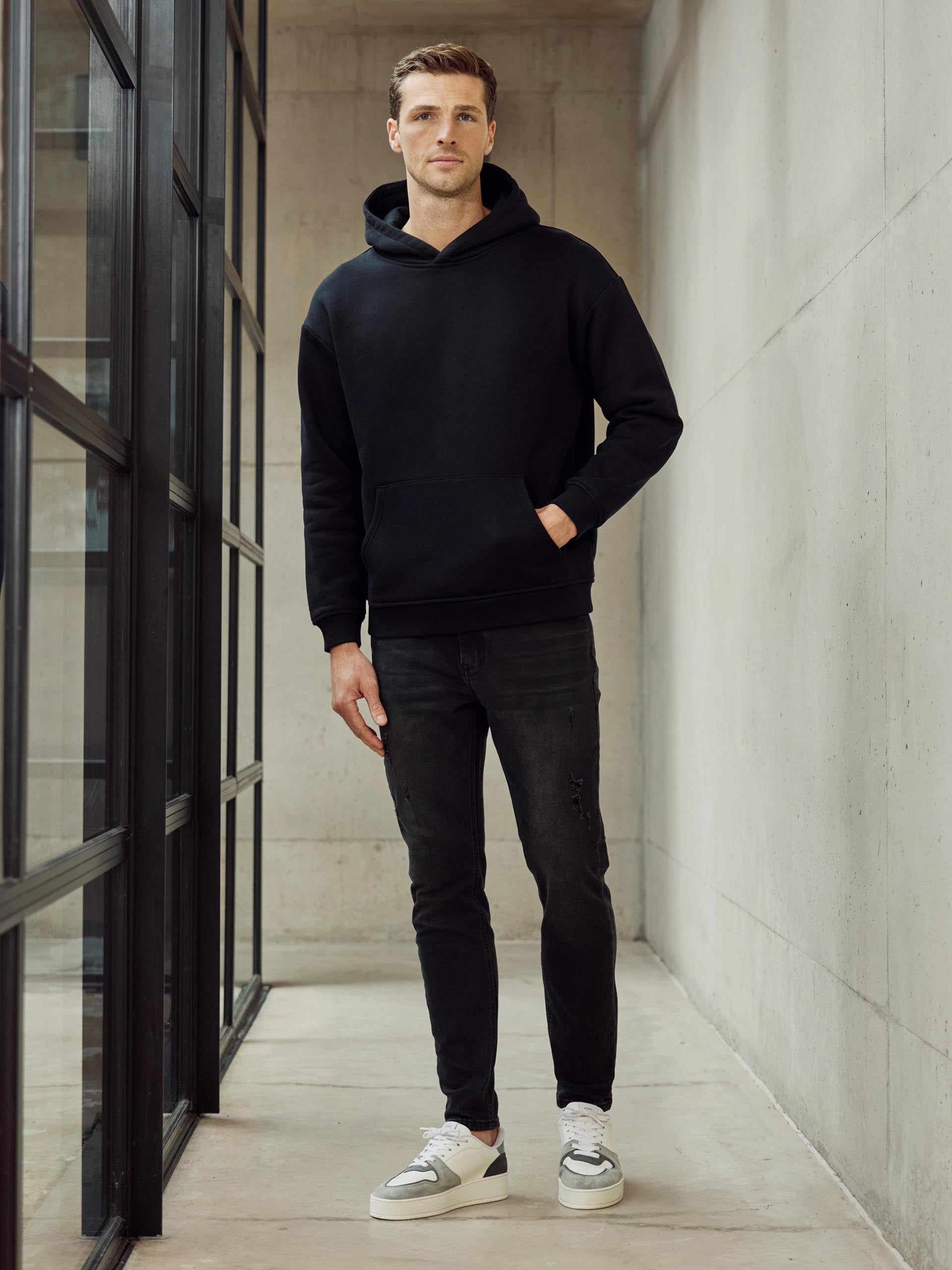 Black Wash Slim Fit Denim Jeans