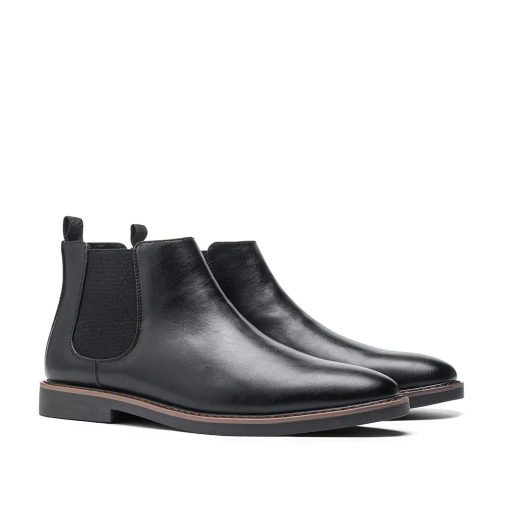 Marco Bianchi Classic Chelsea Boots in Earthtone