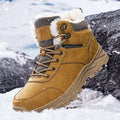 Men's Trekking Boots for Outdoor Adventures with Cozy Plush Lining