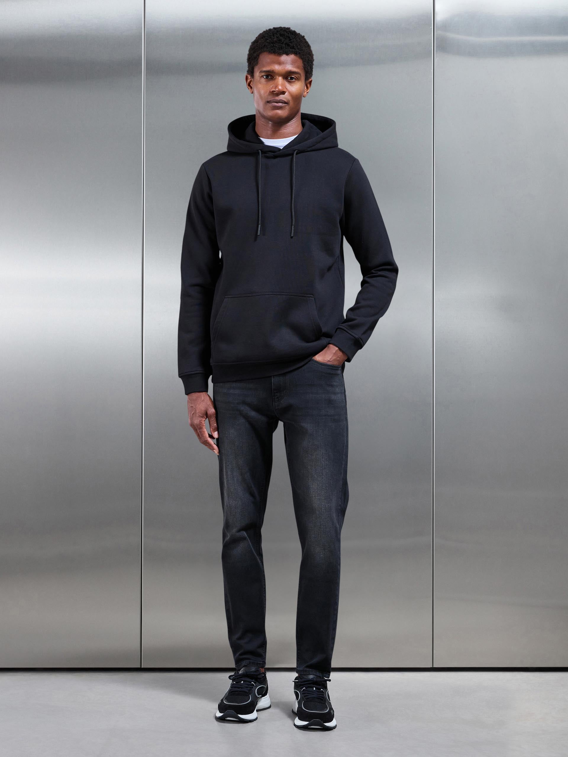 Black Wash Slim Fit Denim Jeans