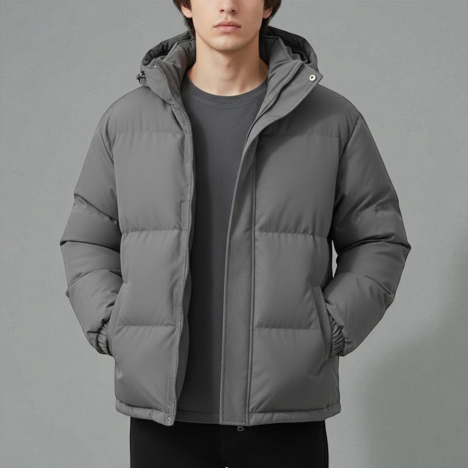Men's Insulated Cotton Puffer Jacket